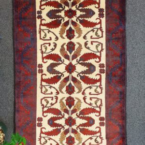 Hand-Knotted Balooch Rug