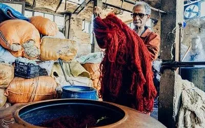 Red in Persian Culture and Rugs