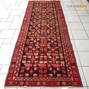 Hand-Knotted Persian Runner Rug
