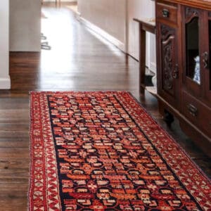 Hand-Knotted Persian Runner Rug