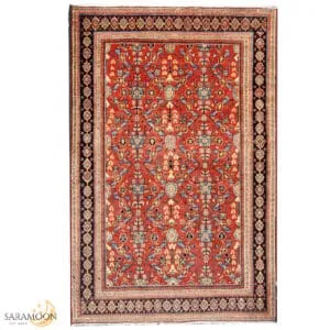 Hand-knotted Vintage Persian Rug