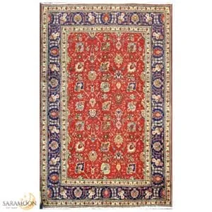 Hand-knotted Tabriz Vintage Rug