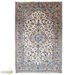 Hand-knotted Vintage Kashan Rug