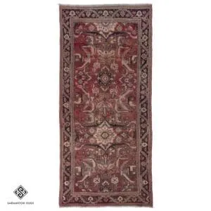 Hand-knotted Vintage Runner, 7'12"x3'8", Code:1003