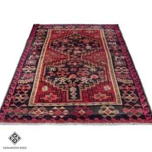 Hand-knotted Tribal Bakhtiyari Rug, 7'3"x5'2", Code:1202
