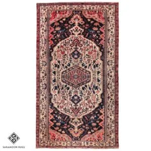 Hand-knotted Vintage Bakhtiyari Rug, 9'6"x5'1", Code:1106