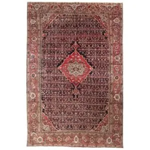 Hand-knotted Large Bidjar Rug, 11'3"x7'3", Code:1109