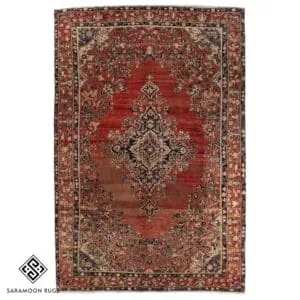 Hand-knotted Large Lilian Rug, 10'9"x7'5", Code:1208