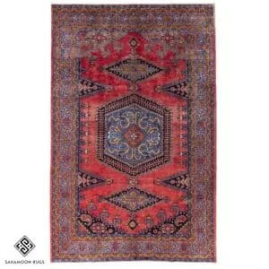 Hand-knotted Vintage Viss Area Rug, 11'5"x7'7", Code:1133