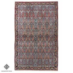 Hand-knotted Najafabad Vintage Rug, 5'5"x3'3", Code:1178