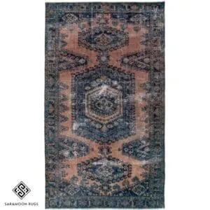 Hand-knotted Vintage Viss Persian Rug, 11'7"x6'8", Code:1118