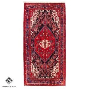 Hand-knotted Nahavand Area Rug, 10'1"x5'2", Code:1153