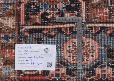 Hand Knotted Heriz Rug 10 11x8 0 Code 2203 - View 9