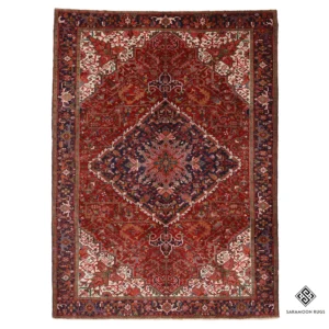 Hand Knotted Heriz Rug 13 4x9 10 Code 2205 - View 1