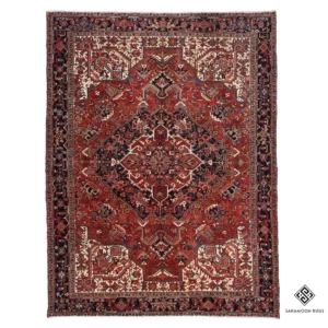 Hand Knotted Heriz Rug 12 5x9 4 Code 2209 - View 1