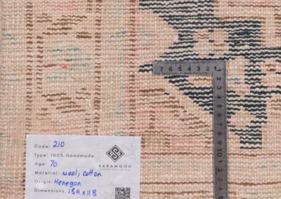 Hand Knotted Antique Hangoon Rug 6 0x3 10 Code 2210 - View 9