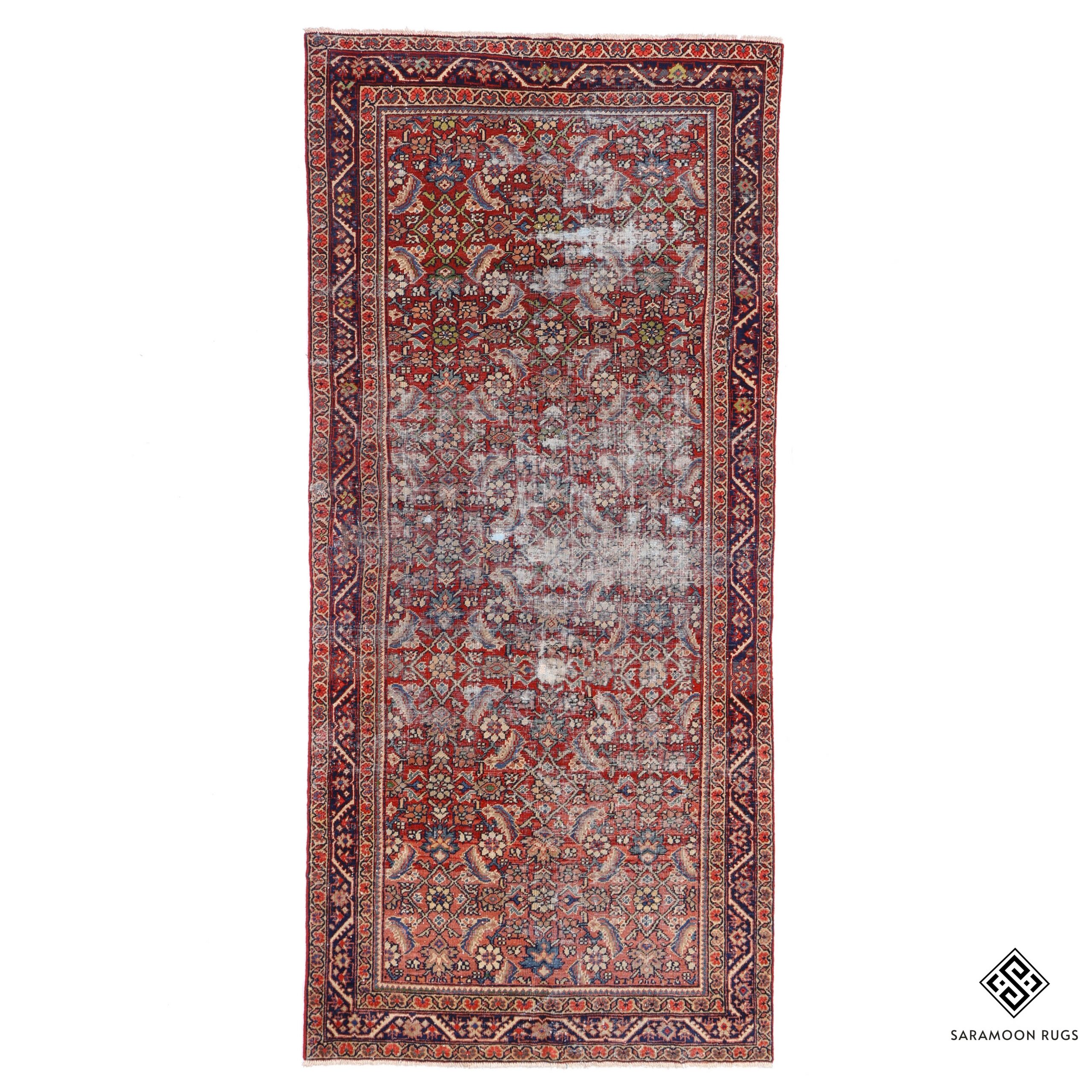 Hand Knotted Antique Meshkabad Rug 10 8x4 9 Code 2216 - View 1