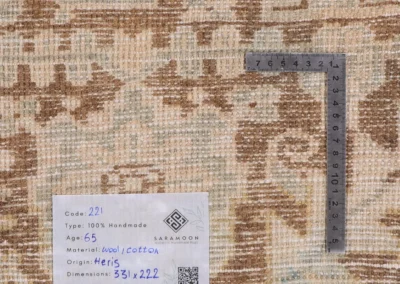 Hand Knotted Heriz Rug 10 10x7 3 Code 2221 - View 11