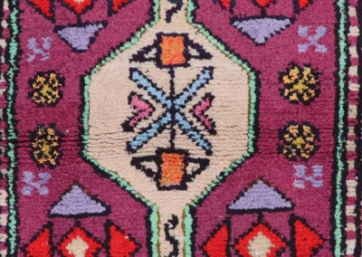 Hand Knotted Hamadan Rug 7 0x1 9 Code 2224 - View 6