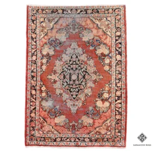 Hand Knotted Meshkabad Rug 6 8x4 5 Code 2229 - View 1