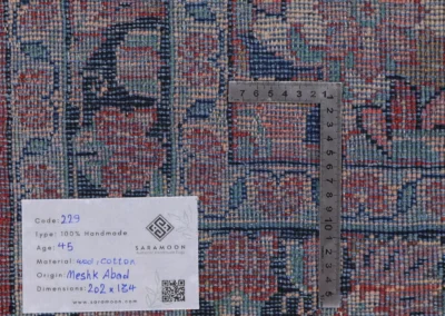 Hand Knotted Meshkabad Rug 6 8x4 5 Code 2229 - View 9