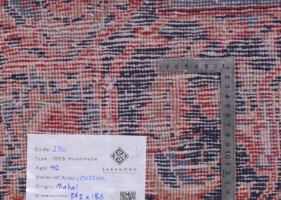 Hand Knotted Mahal Rug 11 3x6 1 Code 2230 - View 9