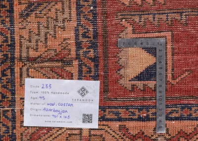 Hand Knotted Azerbaijan Rug 13 2x3 6 Code 2233 - View 9
