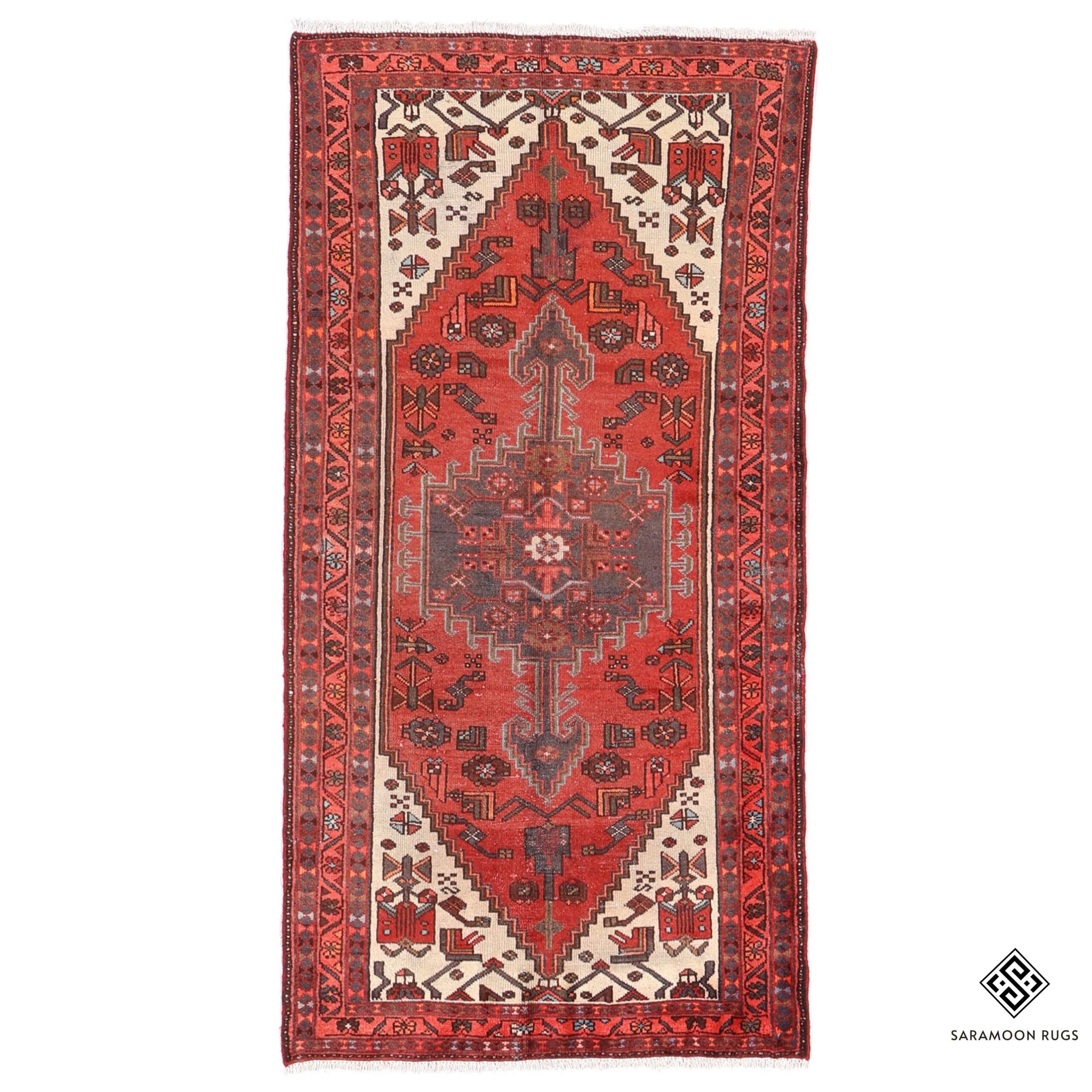 Hand Knotted Zanjan Rug 6 6x3 4 Code 2240 - View 1