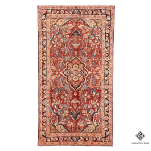 Hand Knotted Mahal Rug 7 5x4 0 Code 2241 - View 1