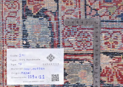Hand Knotted Mahal Rug 7 5x4 0 Code 2241 - View 10
