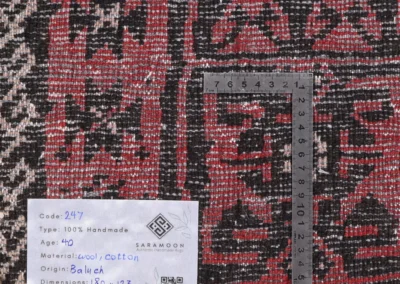 Hand Knotted Baluch Rug 5 11x4 0 Code 2247 - View 9