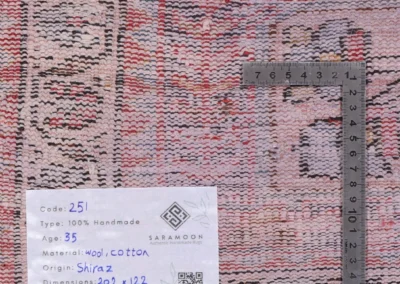 Hand Knotted Shiraz Rug 6 8x4 0 Code 2251 - View 9