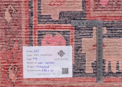 Hand Knotted Nahavand Rug 9 2x4 11 Code 2257 - View 9