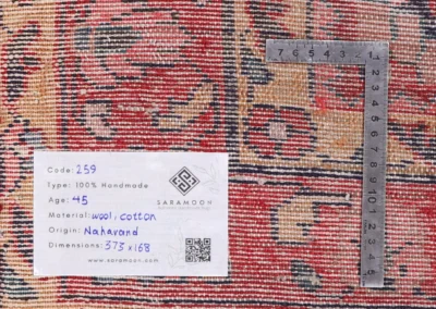 Hand Knotted Nahavand Rug 12 3x5 6 Code 2259 - View 9