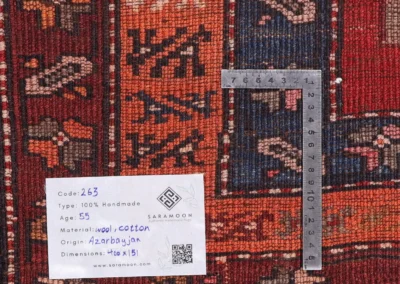 Hand Knotted Azerbaijan Rug 13 1x4 11 Code 2263 - View 10