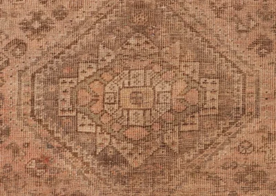 Hand Knotted Antique Shiraz Rug 9 9x7 3 Code 2264 - View 5