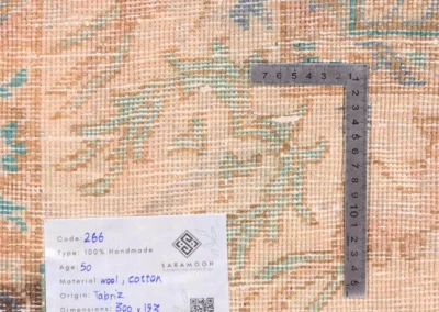 Hand Knotted Tabriz Rug 9 10x6 4 Code 2266 - View 10