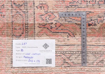 Hand Knotted Antique Malayer Rug 11 3x5 9 Code 2267 - View 10