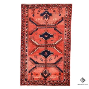 Hand Knotted Hamadan Rug 5 7x3 5 Code 2270 - View 1