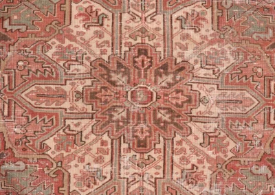 Hand Knotted Antique Heriz Rug 12 1x9 11 Code 2280 - View 6