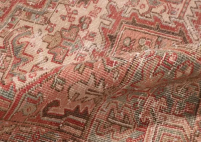 Hand Knotted Antique Heriz Rug 12 1x9 11 Code 2280 - View 8