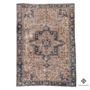 Hand Knotted Antique Heriz Rug 10 9x7 8 Code 2283 - View 1