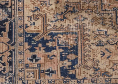 Hand Knotted Antique Heriz Rug 10 9x7 8 Code 2283 - View 6