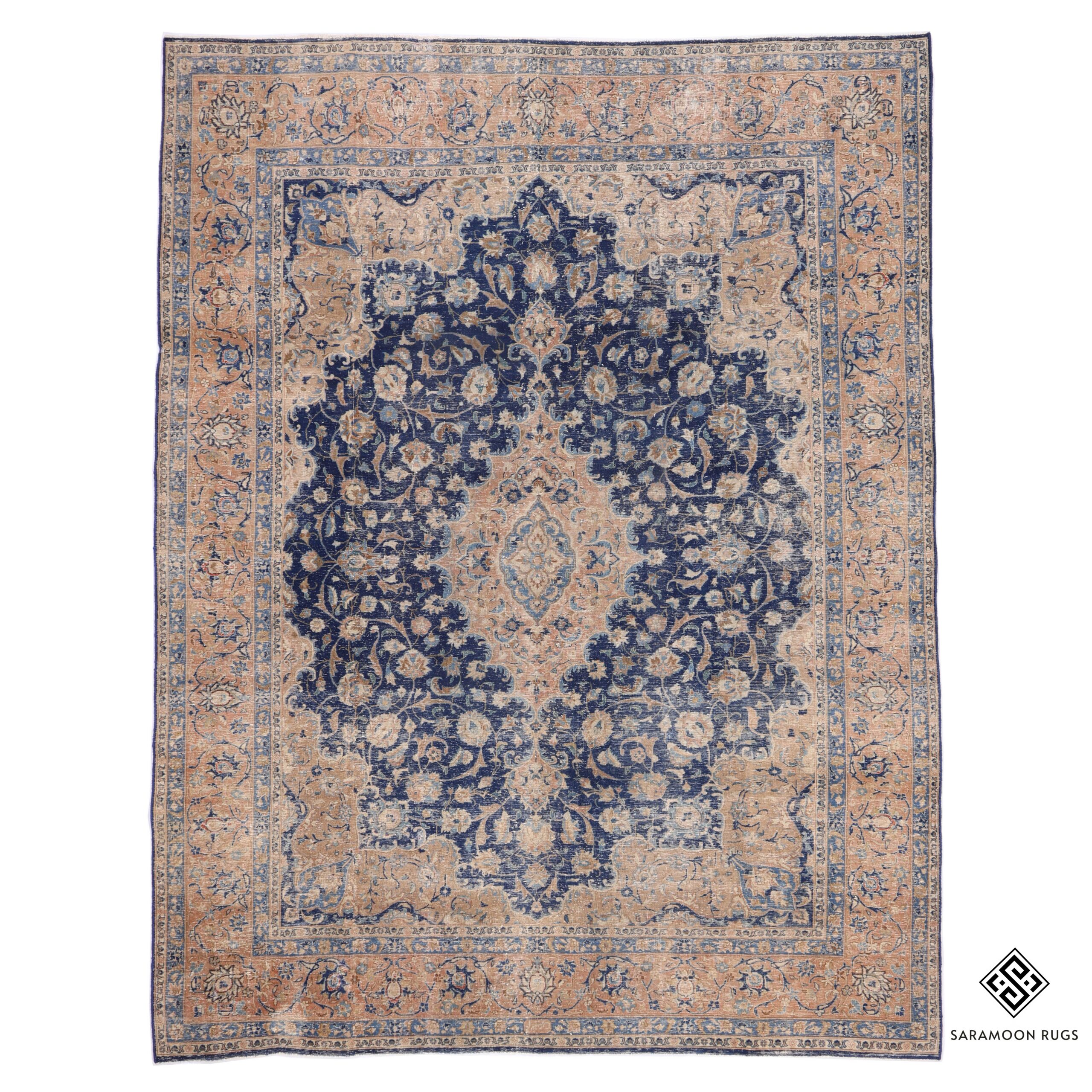 Hand Knotted Najafabad Rug 13x9 10 Code 2284 - View 1