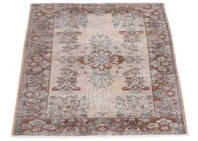 Hand Knotted Ferdows Rug 7 5x4 9 Code 2298 - View 3