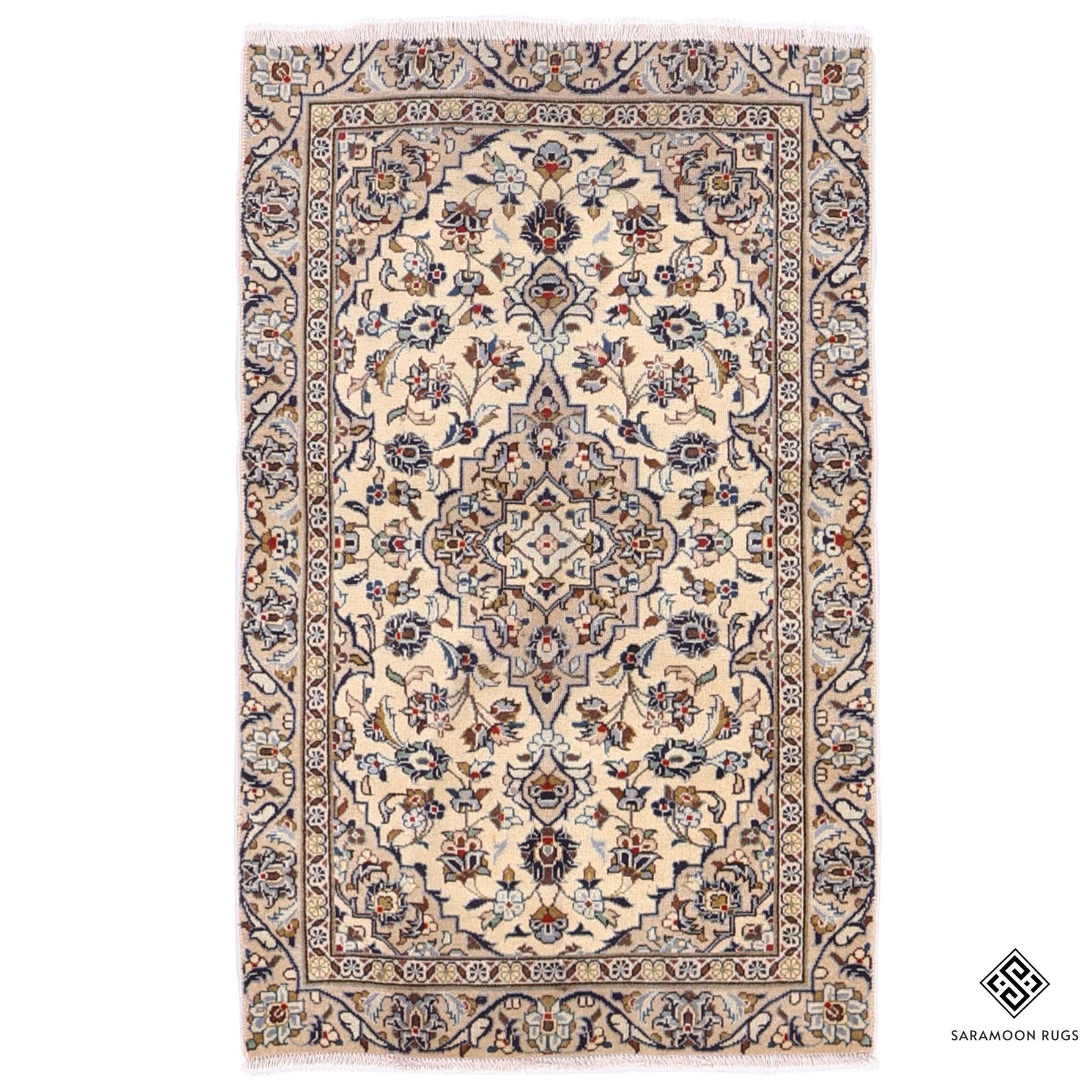 Hand Knotted Kashan Rug 4 5x2 10 Code 2304 - View 1