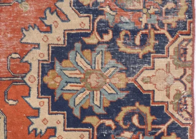 Hand Knotted Antique Khoy Rug 3 5x3 1 Code 2306 - View 5