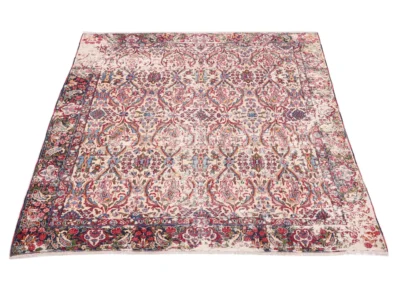 Hand Knotted Antique Yazd Rug 11 9x8 11 Code 2307 - View 3