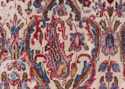 Hand Knotted Antique Yazd Rug 11 9x8 11 Code 2307 - View 5