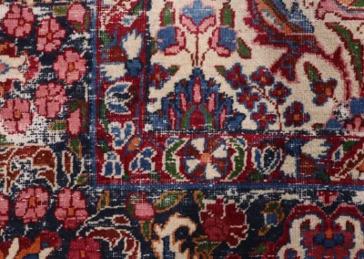 Hand Knotted Antique Yazd Rug 11 9x8 11 Code 2307 - View 7